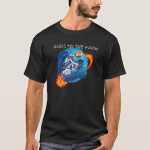 Monero Hodl naar de crypto-cryptocurre van de moon T-shirt