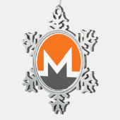 Monero Pewter Snowflake kerstboomversiering Tin Sneeuwvlok Ornament (Rechts)