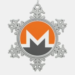 Monero Pewter Snowflake kerstboomversiering Tin Sneeuwvlok Ornament