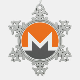 Monero Pewter Snowflake kerstboomversiering Tin Sneeuwvlok Ornament