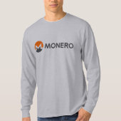 Monero (XMR) Coin Long Sleeve T-shirt (Voorkant)