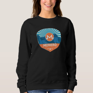 Monero XMR Mountain Sunset Crypto Currency Sunrise Trui