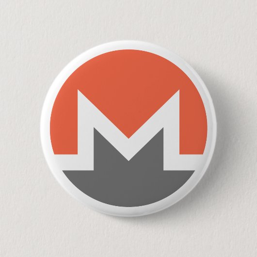 Monero (xmr.) ronde button 5,7 cm (Voorkant)