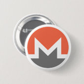 Monero (xmr.) ronde button 5,7 cm (Voorkant /achterkant)