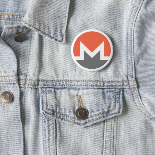 Monero (xmr.) ronde button 5,7 cm (In situ)