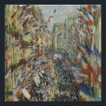 Monet 1878 The Rue Montorgueil in Parijs Perfect Poster<br><div class="desc">Het verfraaien van dit product is een prachtige afdruk van "The Rue Montorgueil in Paris. Viering van 30 juni 1878" schilderij gemaakt door de Franse impressionistische schilder Claude Monet (1840 - 1926).</div>