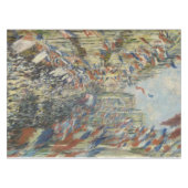 Monet 1878 The Rue Montorgueil in Parijs Tafelkleed (Voorkant (Horizontaal))