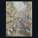 Monet 1878 The Rue Montorgueil in Parijs Tafelkleed<br><div class="desc">Het verfraaien van dit product is een prachtige afdruk van "The Rue Montorgueil in Paris. Viering van 30 juni 1878" schilderij gemaakt door de Franse impressionistische schilder Claude Monet (1840 - 1926). beschikbaar op</div>
