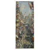 Monet 1878 The Rue Montorgueil in Parijs Wijn Cadeautas (Achterkant)