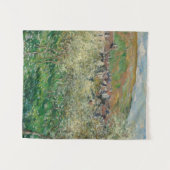 Monet 1879 bloeiende pruimelbomen Wandkleed (Voorkant (horizontaal))