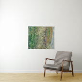 Monet 1879 bloeiende pruimelbomen Wandkleed (In Situ (horizontaal))