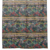 Monet 1887  Peony Garden Douchegordijn (Voorkant)