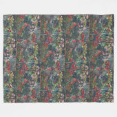 Monet 1887  Peony Garden Fleece Deken (Voorkant (Horizontaal))