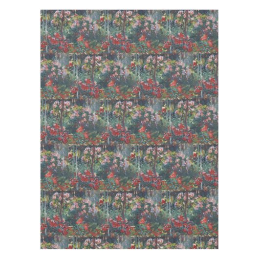 Monet 1887  Peony Garden Tafelkleed (Voorkant)