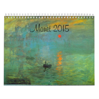 Monet 2015 French Art Calendar Kalender