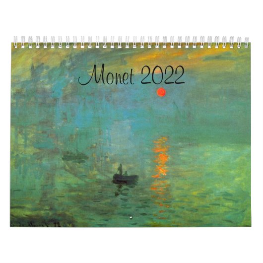 Monet 2022, Frans art Calendar Kalender (Hoes)