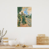 Monet - Aankomst bij Montegeron Poster (Keuken)