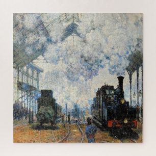 Monet - Aankomst van de trein Normandy Legpuzzel
