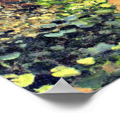 Monet - Adolphe Monet Lezen in de tuin Poster (Hoek)