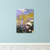 Monet - Agapanthus, 1914-1917 Canvas Afdruk (Insitu (Houten vloer))