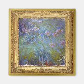 Monet Agapanthus Bloemen Masterpiece Magnet (Voorkant)