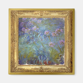 Monet Agapanthus Bloemen Masterpiece Magnet