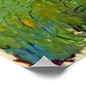 Monet - Agapanthus Flowers 1917 Poster (Hoek)