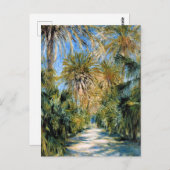 Monet - Algiers, de tuin van Essai, Briefkaart (Voorkant / Achterkant)