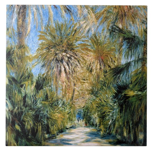 Monet - Algiers, de tuin van Essai Tegeltje (Voorkant)