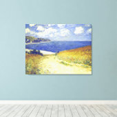 Monet - Alley Near Pourville Canvas Afdruk (Insitu (Houten vloer))