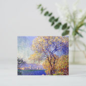 Monet - Antiben gezien van de Salis Gardens Briefkaart (Staand voorkant)