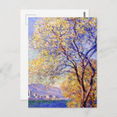 Monet: Antiben gezien van de Salis Gardens Briefkaart (Voorkant / Achterkant)