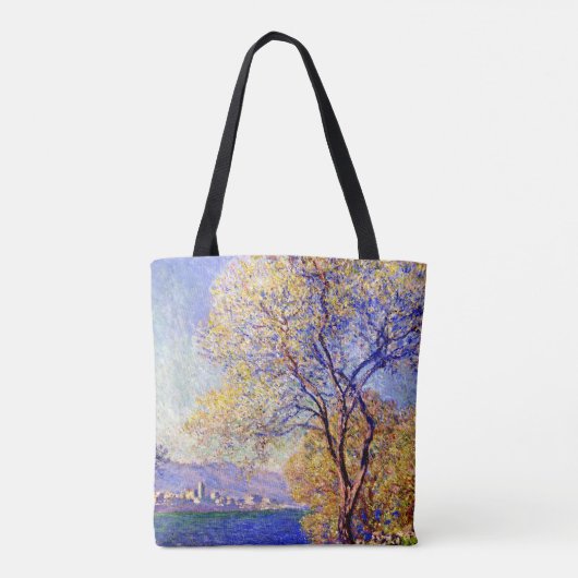 Monet - Antiben gezien van de Salis Gardens Tote Bag (Achterkant)