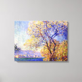 Monet - Antibes gezien vanuit de Salis-tuinen,  Canvas Afdruk (Voorkant)