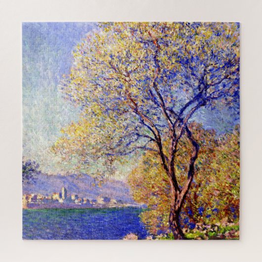 Monet - Antibes gezien vanuit de tuinen van Salis Legpuzzel (Verticaal)