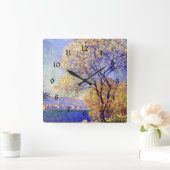 Monet - Antibes gezien vanuit de tuinen van Salis, Vierkante Klok (Huis)