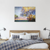 Monet - Antibes in de ochtend Canvas Afdruk (Insitu (Slaapkamer))