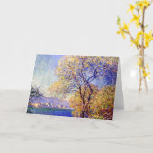 Monet - Antibes uit de Salis Gardens Kaart (Gele Bloem)