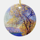 Monet - Antibes uit de Salis Gardens Keramisch Ornament (Voorkant)