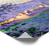 Monet - Antibes uit de Salis Gardens Poster (Hoek)