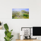 Monet - Appelbomen in bloei 1873 Poster (Thuiskantoor)