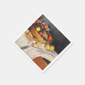 Monet - appelen en druiven, servet (Hoek)