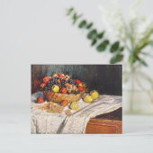 Monet - Appels en druiven, Briefkaart (Staand voorkant)