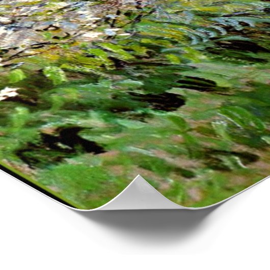 Monet - Apple Trees in Bloom Poster (Hoek)