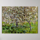Monet - Apple Trees in Bloom Poster (Voorkant)