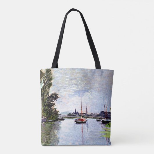Monet - Argenteuil, gezien vanaf Kleine Arm van de Tote Bag (Achterkant)