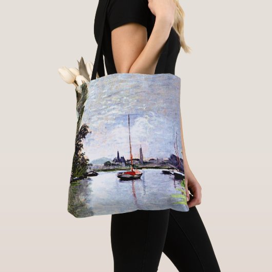 Monet - Argenteuil, gezien vanaf Kleine Arm van de Tote Bag (Dichtbij)