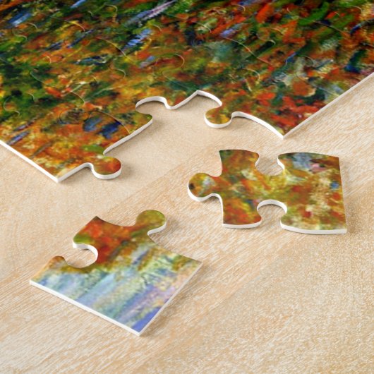 Monet - Arm of the Jeufosse, herfst, Legpuzzel (Zijkant)
