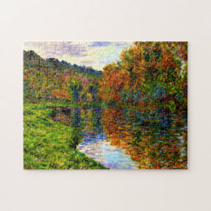 Monet - Arm of the Jeufosse, herfst, Legpuzzel