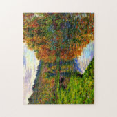 Monet - Arm of the Jeufosse, herfst, Legpuzzel (Verticaal)